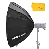 Godox AD-S85S - Caja de luz de carga para paraguas, portátil Godox Mount instalación rápida, reflector de plata para Godox AD300Pro Godox AD400Pro Flash estrobosbe
