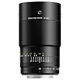TTArtisan Lente Macro de 100 mm F2.8 con Cuerpo de Metal con Soporte de Zapata fría Compatible con Sony E Mount - Negro
