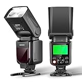 NEEWER Actualizado NW645II-C TTL Flash Speedlite, GN58 HSS Esclavo Optico Sincronización de Cortina Trasera Compatible con Canon EOS R6 R5 R3 R M6 850D 800D 760D 750D 650D 600D 7D Mark II 7D 6D