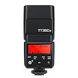 Godox TT350S TTL - Cámara flash Speedlite 2,4 G HSS GN36 Mini Thinklite para Sony sin espejo digital