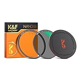K&F Concept Nano-X Filtro 72mm ND8 Magnético (3 Pasos)+72mm Anillo de Adaptador Magnético+Tapa de Metal Magnético para Objetivo 72mm