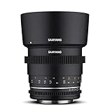Samyang SA1812 - Lentes de Cámara Compatibles con 85MM T1.5 MK2 Nikon, Negro