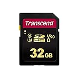 Transcend SDC700S – Tarjeta SD 32 GB Clase 10, UHS-II, U3, V90 (Lectura hasta 285 MB/s, Escritura hasta 180 MB/s)