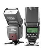 Meike MK430 TTL Flash Speedlite Compatible con Nikon D7100 D5300 D5200 D3500 D3100 D600 D800 D3200 D90 D80 D300 D7500 D780, etc.