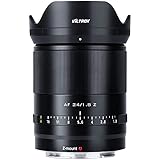VILTROX 24mm F1.8 Montura Z Objetivo Full Frame Gran Angular para Nikon Z-Mount Cámara Z7 II Z6 II Z5 Z6 Z7 Z50((STM, Enfoque automático), Negro