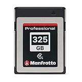 Manfrotto 325GB Professional Memory Card, PCIe 3.0, CFexpress Tipo B, para Cámaras DSLR Pro y CSC Avanzadas, Graba Vídeo 8K, 6K, 4K