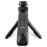 AODELAN Trípode de agarre inalámbrico con control remoto para vlogging, para Sony ZV-E10, ZV-1F, ZV-E10 II, a6100, a6400, a6600, a7 III, a7R III, a7R IV, a9, a9 II, Replace Sony GP-VPT2BT