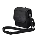 JJC Estuche para Cámaras Digitales Compactas, Bolsa Viaje para Fuji X100VI X100V para Sony a6700 a6500 a6400 con 16-50mm para Canon EOS M50 G1X para Nikon Z30 Z50 para GRIII para Leica SOFORT2, Negro