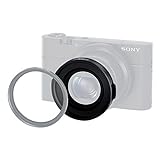 Sony VFA-49R1 - Adaptador de Filtro para Las cámaras Cyber-Shot RX100 y RX100M2 con arandela guía, arandela Base y Dispositivo de extracción, Negro