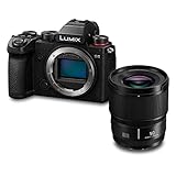 Panasonic LUMIX DC-S5E-K S5 Cámara sin Espejo de Marco Completo con Lente F1.8 de 50 mm, grabación de Video 4K 60P con Pantalla abatible y Wi-Fi, Montaje en L, Doble I.S de 5 Ejes, (Negro)