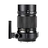 Zhongyi Mitakon Creator Super Macro - Objetivo para Fuji X (85 mm, f/2,8, para cámaras de Formato Completo, con hasta 5 aumentos Macro, Alta resolución y luminosidad Constante) Negro