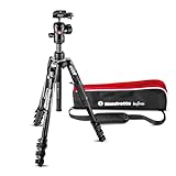 Manfrotto Befree Advanced - Tripode con Cierre de Palanca, Kit de Trípode de Viaje con Cabezal Esférico, portátil y compacto, Trípode de Aluminio para Cámaras DSLR Réflex y sin Espejos y Accesorios