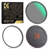 K&F Concept Nano-X 62mm Filtro ND8 Magnético (3 Pasos)+62mm Anillo de Adaptador Magnético++Tapa de Metal Magnético para Objetivo 62mm