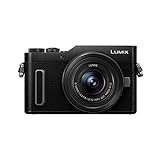 Panasonic Lumix GX880K | Cámara híbrida compacta + Lente Lumix 12-32 mm (Sensor 4/3 16 MP, Pantalla Inclinada tact, AF DFD, vídeo 4K, Modos Selfies creativos y WiFi) Negro – Versión Francesa