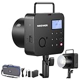 NEEWER Q4 400Ws 2.4G TTL Exterior Estudio Flash Strobe(Nuevo Diseño), Compatible con Godox, 1/8000 HSS 2800mAh Monolight Fotográfic Lámpara Modelado 30W/400 Destellos/Reciclaje 0.01-1.2s/Bowens Mount