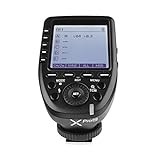Godox Xpro-N TTL Flash Trigger - Disparador de flash inalámbrico, 2.4G 1/8000s HSS Convert Manual Función TCM Transmisor de Flash en Gran Pantalla LCD para Dispositivos Nikon