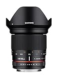 Samyang DSLR - Objetivo fotográfico para Fuji X (20 mm, F1.8 ED, AS UMC), Negro