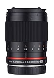 Samyang Reflex f/6.3 300mm Canon M MILC Negro - Objetivo (MILC, 9/9, 0,9 m, Canon EF-M, Manual, 30 cm)