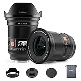 VILTROX 16mm F1.8 FE Full Frame Wide Angle Objetivo AutoFocus Lenses for Sony E Mount Camera Objectif Gran Apertura Lente Gran Angular Compatible para Sony a7 a7C a7III a7RIII a7RIV a7RV a9 a6100