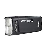 Godox AD200 Flash de bolsillo 2.4G TTL Flash Speedlite Flash Strobe HSS Monolight con batería de litio de 1900 mAh y 200 WS con cabeza nue para sustituir 500 flashes