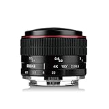 Meike 6.5mm f/2.0 Ultra Wide Circular Fisheye Lens for Sony A9 A7III A7RIII A6500 A6000 A6100 A6300 Nex3 Nex3n Nex5 Nex5t Nex5r Nex6 Nex7 A7II A7SII A7RII Mirorrless Cameras