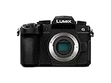 Panasonic Lumix G90 - Cámara EVIL de 20.3 MP (pantalla de 3.2”, Visor OLED, estabilizador Dual 5 ejes, 4K, VLogL, Wi-Fi, Live Composite) Color Negro