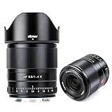 VILTROX AF 23/1.4 E-Mount Objetivo Prime Enfoque Automático para Sony E Monte (Formato APS-C, 23mm f1.4, diámetro Filtro: 52mm,) Negro
