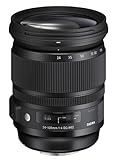 Sigma 24-105mm F4 DG OS HSM - Objetivo para cámara réflex Nikon (estabilizador, diámetro filtro 82 mm), color negro