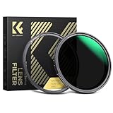 K&F Concept ND Filter - Filtro Gris magnético Variable ND8-128 (3-7 Stop), Filtro Gris Neutro con Adaptador de Objetivo magnético, Nano-Xcel