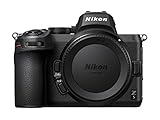 Nikon Cámara sin espejo de fotograma completo Z 5 (24,3 MP, AF híbrido de 273 puntos con asistente de enfoque, estabilizador de imagen de 5 ejes incorporado, vídeo 4K UHD, doble ranura para tarjetas de memoria)