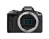 Canon EOS R50 Cámara Mirrorless Body, Cámara Evil APS-C (24,2 MP) -4 EV, Vídeo 4K 30 fps, Dual Pixel CMOS AF II, Pantalla Táctil de Ángulo Variable, Negro