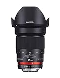 Samyang F1111003101 - Objetivo fotográfico DSLR para Nikon F Ae (Distancia Focal Fija 35mm, Apertura f/1.4-22 AS UMC, diámetro Filtro: 77mm), Negro