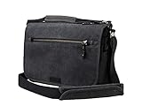 Tenba TENBA Cooper 13 Slim Camera Bag - Grey Canvas - Black Leather