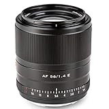 VILTROX 56mm F1.4 STM Objetivo Enfoque automático APS-C Objetivo de Retrato Compatible con Sony E-Mount APS-C-Format sin Espejo Cámaras A6500 A6300 A6000 A7RⅣ A7RⅢ A7Ⅲ A7RⅡ A7Ⅱ A7S A7R