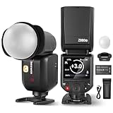 NEEWER Z880-N 76W 2,4G TTL cámara Flash Speedlite Flash Compatible con Nikon, difusor y Adaptador, lámpara de Modelado, Interruptor rápido TTL/M, GN60 1/8000s HSS 7,2 V/3000 mAh batería 600 Flashes