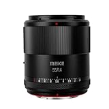 Meike 55 mm F1.4 Enfoque automático Gran Apertura STM Motor Paso a Paso APS-C Lente Retrato Compatible con cámaras Sony E Mount A6400 A5000 A5100 A6000 A6100 A6300 A6500 A6600 A6700 ZV-E10 ZV-E10 ZVV