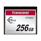 Transcend TS256GCFX650 - Tarjeta de Memoria CFast , 256 GB, 510 Mb/s