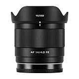 VILTROX 14mm f4.0 FE, AF 14mm f4.0 Air para Montura E,Objetivo con Enfoque automático Ultra Gran Angular Formato Completo Compatible con Sony a7RⅢ a7RⅣ FX3 A7RⅤA7CR A7CII a6600 ZV-E10 FX30 A6700