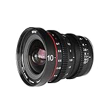 Meike Objetivo 10mm T2.2 de Gran Apertura de, Enfoque Manual de, 6 K, Mini Prime, para Montura Micro Cuatro tercios, Compatible con cámaras Olympus Panasonic Lumix y BMPCC 4K Zcam E2 GH5 GH6