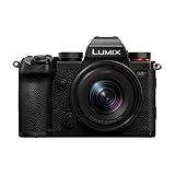 Panasonic DC-S5DNE-K Lumix S5D Cuerpo de Cámara Sin Espejo de Fotograma Completo, 24,2 MP, Grabación 4K 60P, Live View Finder, Monitor De Ángulo Libre, Wi-Fi, con Lente S-R1840E 18-40 mm S, Negra