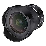 Samyang AF 14mm F2.8 Canon RF - Enfoque automático de Gran Angular con Distancia Focal de 14 mm y Soporte RF para cámaras Canon EOS R y EOS RP de Formato Completo, Negro