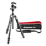 Manfrotto befree GT Aluminio trípode de Viaje Kit Twist, Negro, Plata (8024221680652)