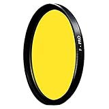 B+W 25.5mm Dark Yellow SC (023) - Filtro para cámara (2,55 cm, Negro, Amarillo)