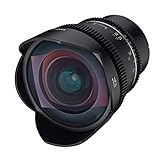 Samyang MF 14mm T3,1 VDSLR MK2 Sony E, Negro