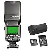 Godox V860II-S - Flash Speedlite Flash GN60 para cámara de fotos Sony DSLR Sony a7RIII a7RII a7R a58 a99 ILCE6000L a77II RX10 a9 etc.