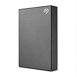 Seagate One Touch, 5 TB, Unidad Disco Duro Externa, Gris Espacial, USB 3.0, PC, Mac, 1 año Mylio Create, 4 meses Adobe Creative Cloud, 2 años Rescue Services, Amazon Special Edition (STKC5000404)