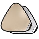 Manfrotto LLLR3628 - Reflector TriGrip de 85 cm, Sunlite/Plata Suave