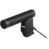 Canon DM-E1 - Micrófono estéreo direccional, para cámaras EOS, Negro