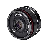 Samyang SA7021 - Objetivo para cámaras Digitales sin Espejo Sony E (AF 35 mm/2.8, F2.8, Lentes asféricas, Sensor Full Frame) Color Negro