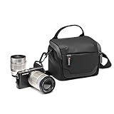 Manfrotto MB MA2-SB-XS Advanced² - Bolsa de Hombro, tamaño XS, para cámara sin Espejo con Objetivo estándar, con Varios Bolsillos, Correa de Hombro extraíble, Tela revestida